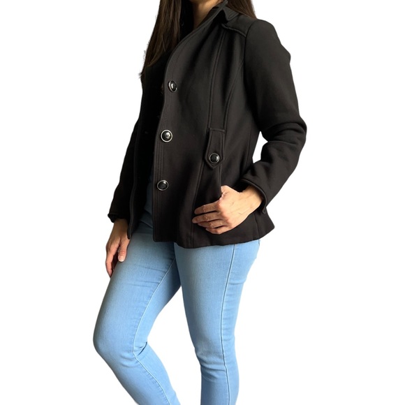 Kenneth Cole REACTION women's black coat, size Small - Picture 9 of 14